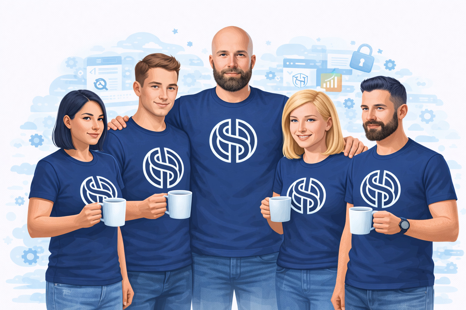 Zespół Informatyk Od Stron podczas konsultacji projektowej
